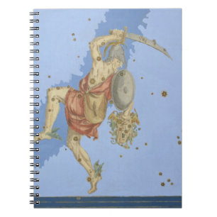 Cuaderno Perseus con el jefe de la medusa, de 'Uranometria