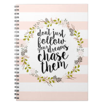 Persiga sus sueños… Guirnalda floral del jardín