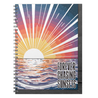 Cuaderno Persiguiendo atardeceres para siempre
