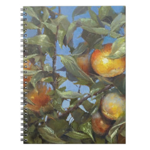 Cuaderno Persimmon Fruit Tree Hermosa Pintura Original