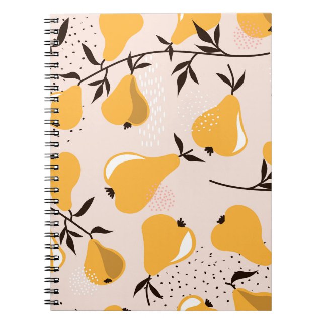 Cuaderno Persiste un fondo de patrón impecable. Línea de tr (Frente)