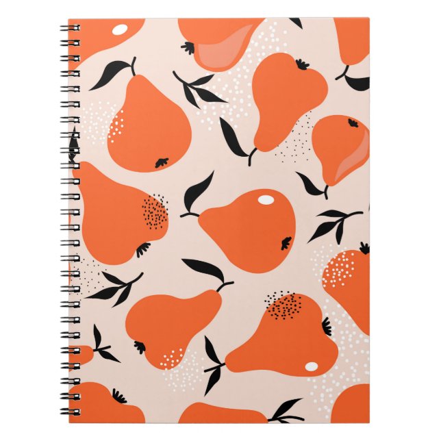 Cuaderno Persiste un patrón impecable. Ilustracion dibujado (Frente)