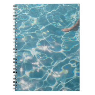 Cuaderno Persona en la piscina