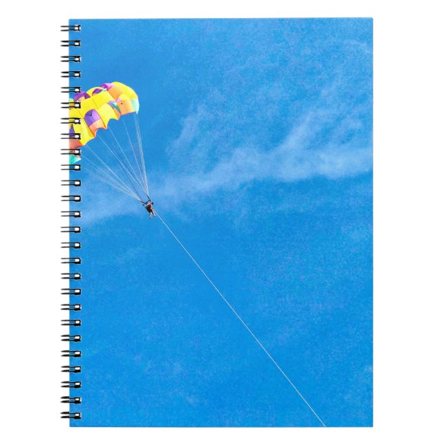 Cuaderno Persona parapente al aire libre (Frente)