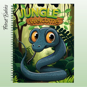 Cuaderno Personaje de dibujos animados de animal de vida si