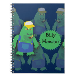Cuaderno Personaje de dibujos animados divertido frito país