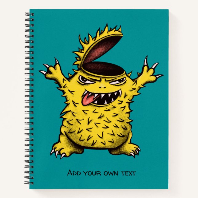 Cuaderno Personaje de monstruo malvado de Guay (Anverso)