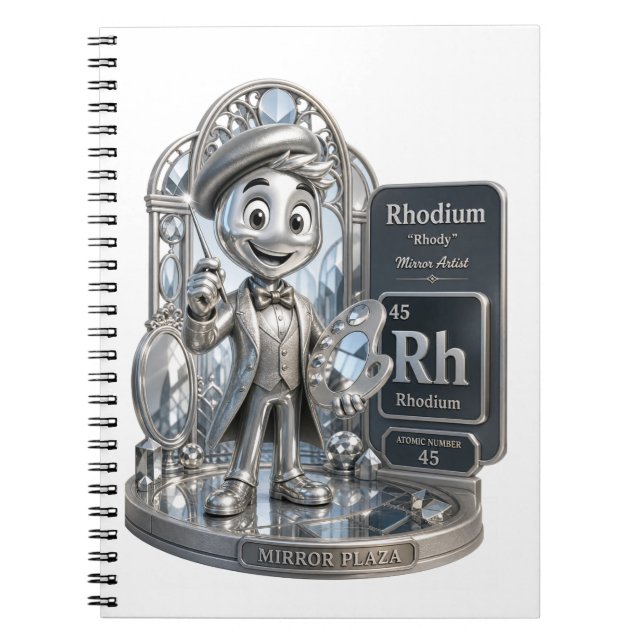 Cuaderno Personaje de Rodio de ATOMIVRA™ (Frente)