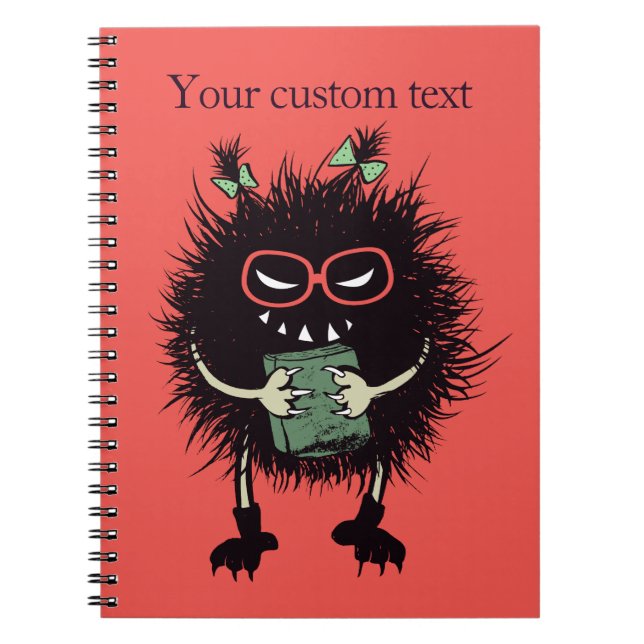 Cuaderno Personaje malvado amante libro gótico (Frente)