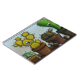 Cuaderno Personajes de Cactus