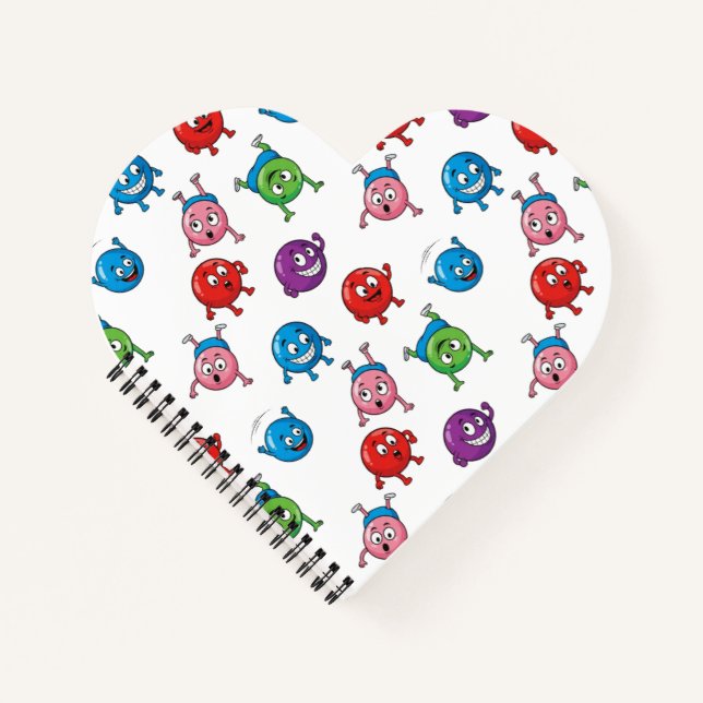 Cuaderno Personajes de Círculo Coloridos (Anverso)