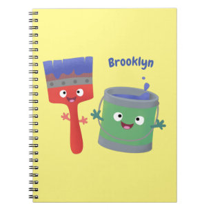 Cuaderno Personajes de pincel y dibujos animados