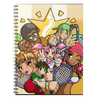 Cuaderno Personajes De Tenis De Anime