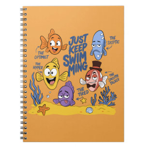 Cuaderno Personajes Divertidos de Peces
