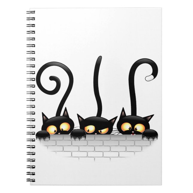 Cuaderno Personajes traviesos, lúgubres y divertidos (Frente)