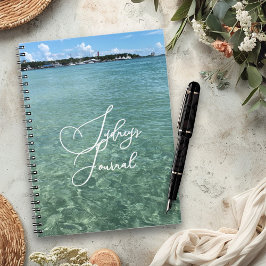 Cuaderno personal de diario de agua de mar