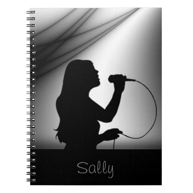 Cuaderno personal de la cortina de plata del (Frente)