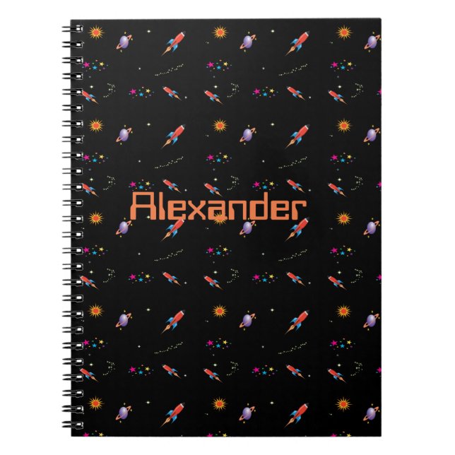 Cuaderno Personal de la Escuela de Cohetes Espaciales (Frente)