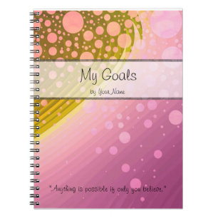 Cuaderno personal de la meta