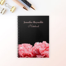 Cuaderno personal de los claveles rosados