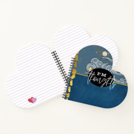 Cuaderno personal de pensamientos de la tarde