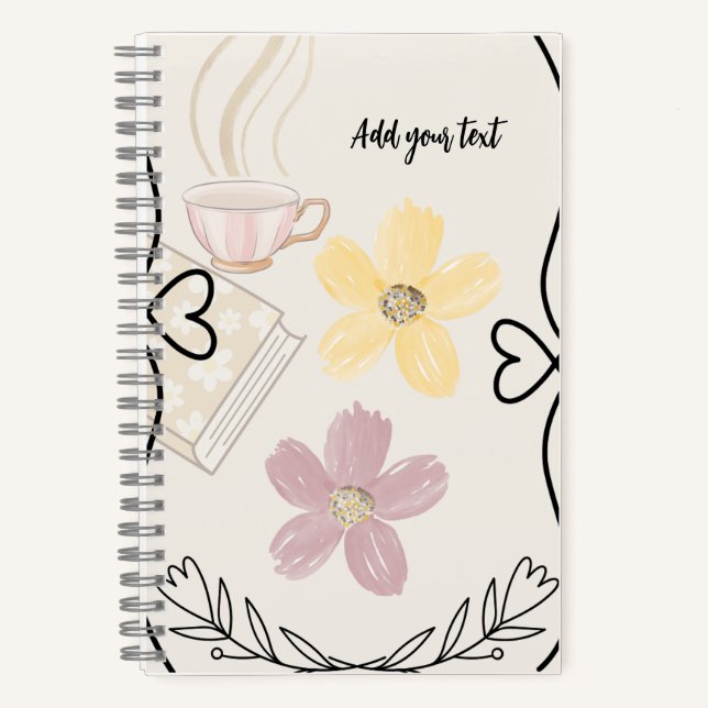Cuaderno Personal Spiral Love Notebook – Notes & Dreams  (Anverso)