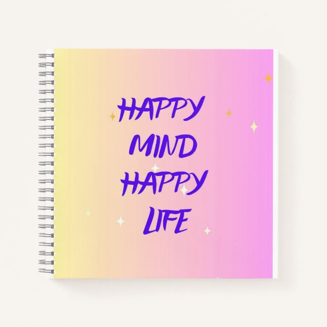 Cuaderno Personal Spiral Notebook – Motivational (Anverso)