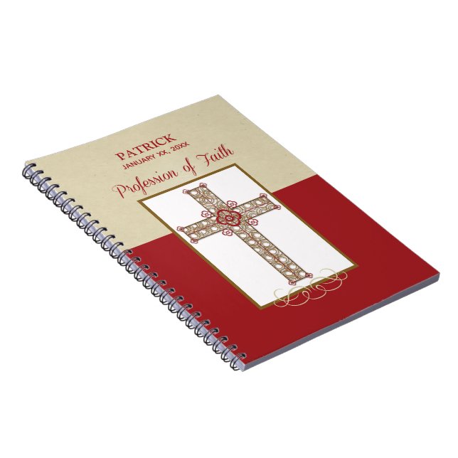 Cuaderno Personalice, bendiciones RCIA en la Profesión de F (Lado Derecho)
