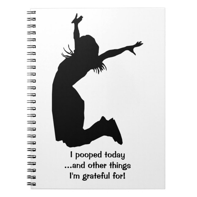 Cuaderno Personalice I Pooped hoy con un regalo único (Frente)