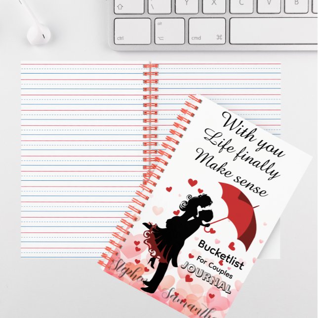 Cuaderno Personalised Couple Bucket List Journal  (Subido por el creador)