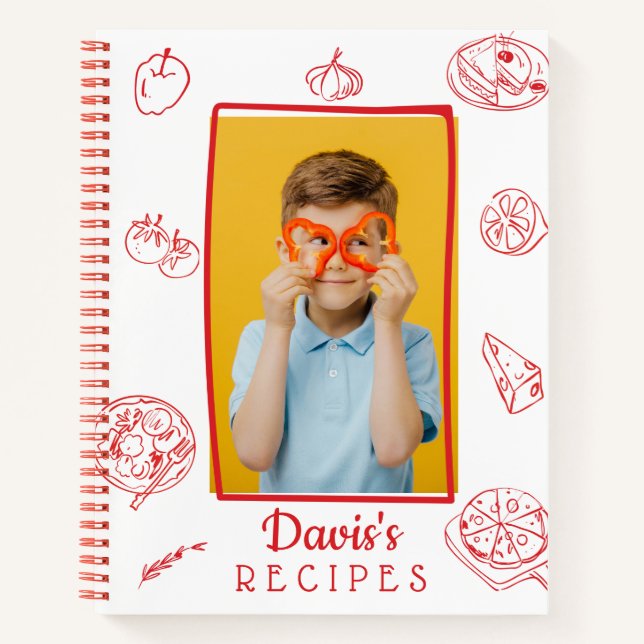 Cuaderno Personalised Recipe Notebook (Add Your Photo) (Anverso)