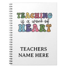 Cuaderno Personalised Teacher Notebook – Teachers Gift