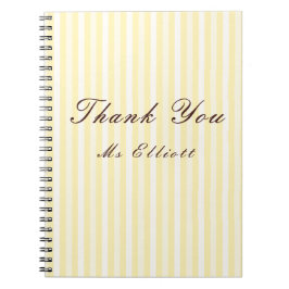 Cuaderno Personalised Thank You Teacher Notebook 