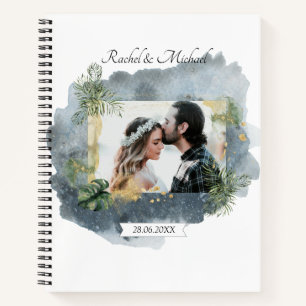 Cuaderno Personalisierbarer Foto Hochzeit