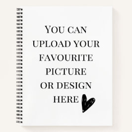 Cuaderno Personaliza 8,5" x 11"  espiral