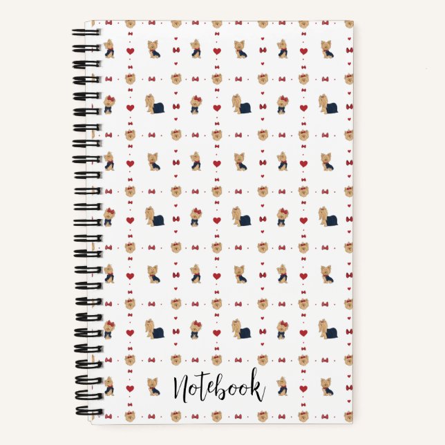 Cuaderno Personaliza a los yorkies dulces de sangre Persona (Anverso)