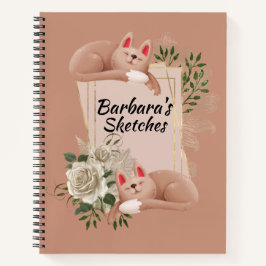 Cuaderno Personaliza Boceto Felino