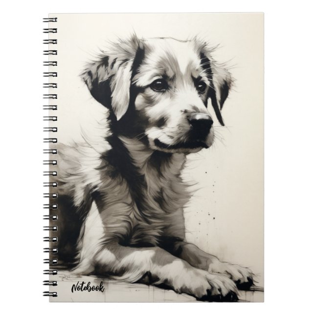 Cuaderno PERSONALIZA Caderno Diário de Cachorro Fofo (Frente)