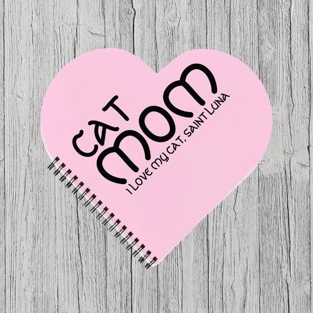 Cuaderno Personaliza Cita Divertida Mamá Gata Amante de las (Subido por el creador)