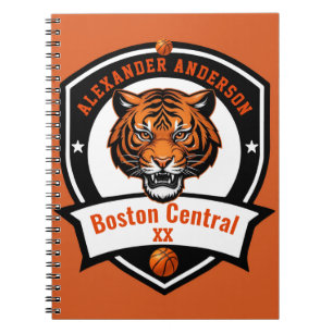 Cuaderno Personaliza el baloncesto tigre