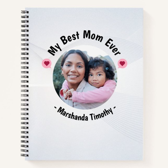 Cuaderno Personaliza esta carta de amor para tu mamá (Anverso)