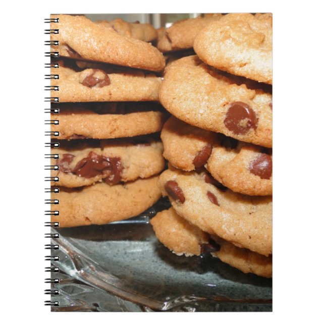 Cuaderno Personaliza Galletas Postre Chocolate Chip Dulces (Frente)