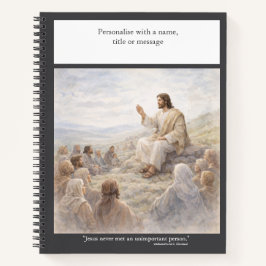Cuaderno Personaliza: Ninguna persona sin importancia
