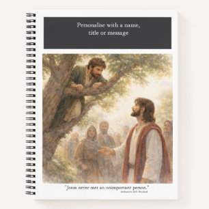 Cuaderno Personaliza: Ninguna persona sin importancia