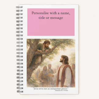 Cuaderno Personaliza: Ninguna persona sin importancia