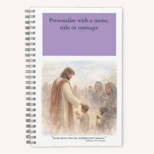 Cuaderno Personaliza: Ninguna persona sin importancia