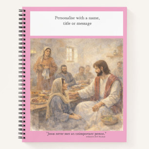 Cuaderno Personaliza: Ninguna persona sin importancia