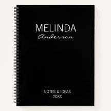 Personaliza Regalo Elegante Blanco y Negro