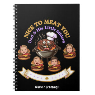 Cuaderno Personaliza Regalo Maestro Parrilla BBQ Encantado