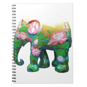 Cuaderno Personaliza Safari de Animales Selva África Flores